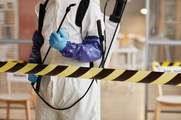 Professional Blood Cleanup technician working in Colebrook, NH